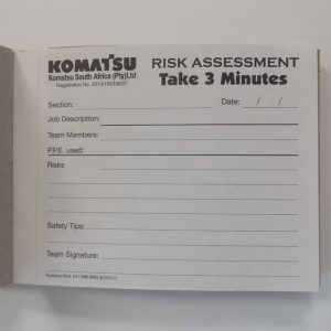 Mini Risk Assessment Pads